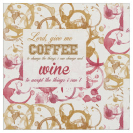 Tela cotizable del vino y del café