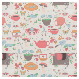Tela cottagecore snawberry jam whimsical garden