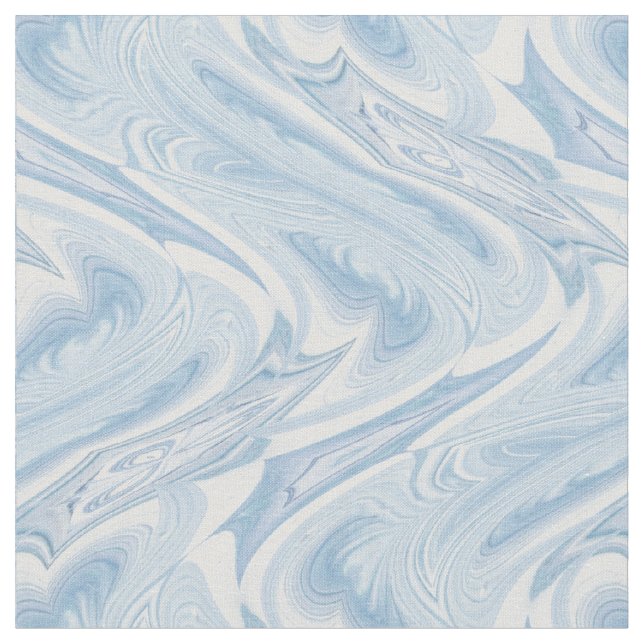 Tela Cotton Candy Blue Swirl (De cerca)
