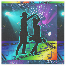 Tela Country Western Dancer Stage Luces Y Música #7