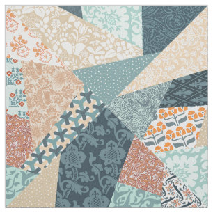 Tela "Crazy Quilt" Imitation Patchwork