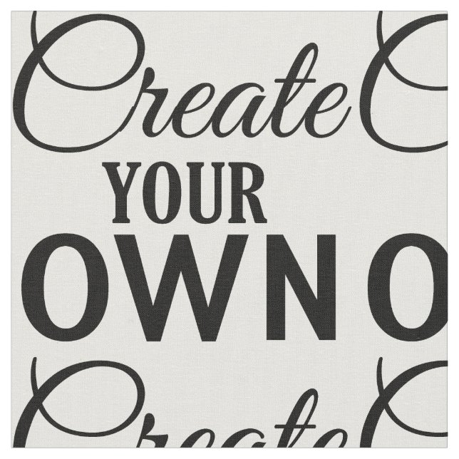 Tela crea el tuyo propio (De cerca)