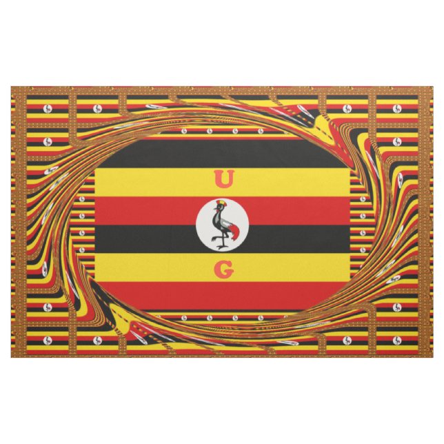 Tela Crea tu propio Personalizado de algodón ugandés (Yarda)