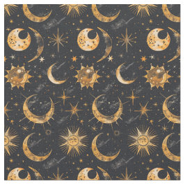 Tela Crea tu propio Sol Estrellas de Luna Celestial