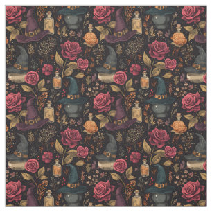 Tela Crea tus propias rosas brujas fucsia amarillas