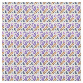 Tela Crea tus Propios Cristales Morados y Dorados