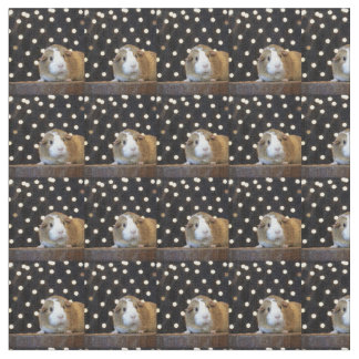 Tela Cream and Tan Guinea Pig Fabric