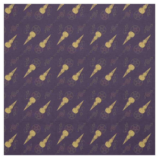 Tela Create Your Own Gold Ritual Symbols Purple (Retal)