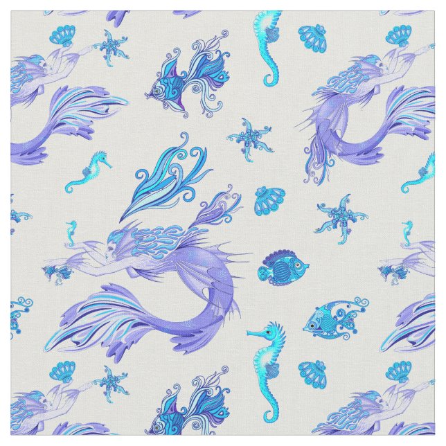 Tela Creatividad de hadas púrpura de Sirena (De cerca)