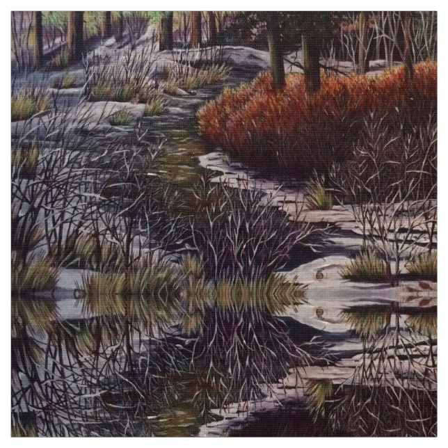 Tela Creek Life Fabric (Retal)