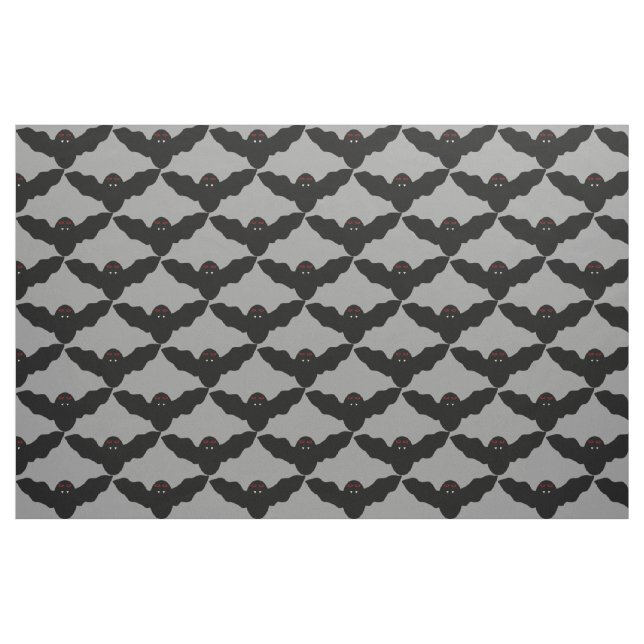 Tela Creepy Halloween Vampire Bat Craft ("Cuarto gordo" (fat quarter))