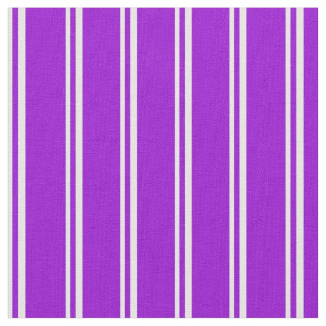 Tela Crema de menta y franjas violetas oscuras (De cerca)