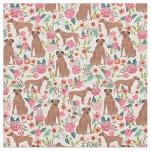 Tela crema rhodesiana de flor vintage