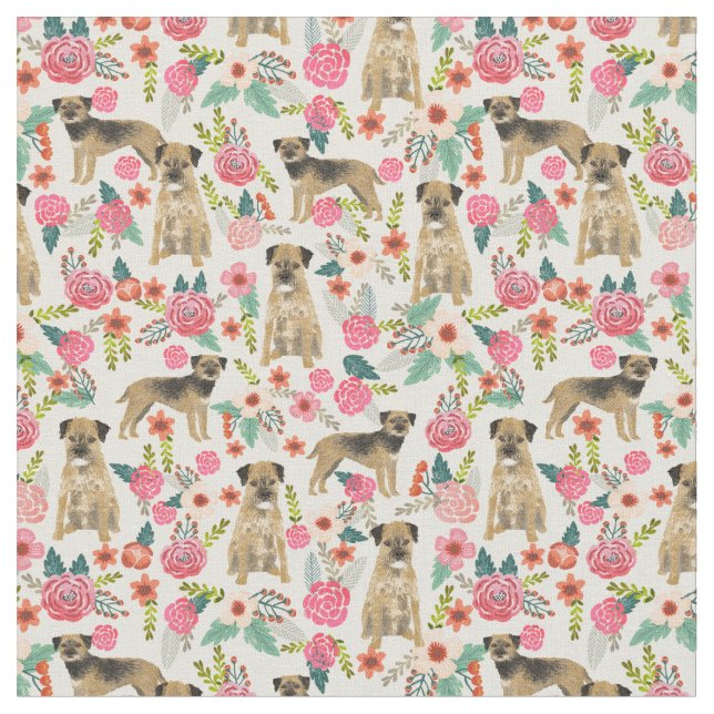 Tela crema vintage de perro salvaje (De cerca)