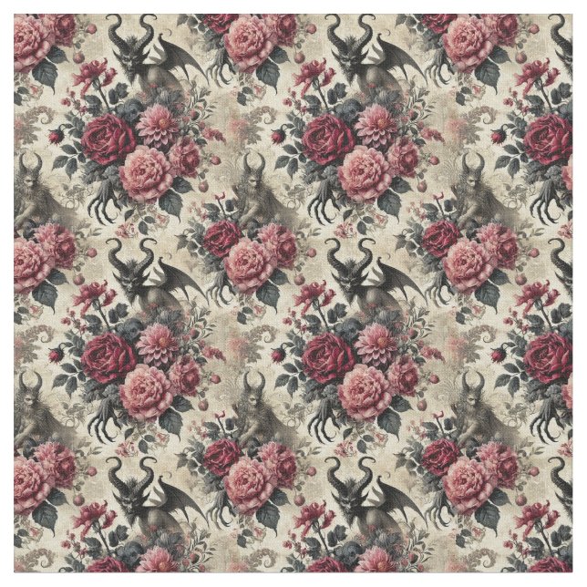 Tela Crematorio Rosa - Tile de denso gótico (De cerca)