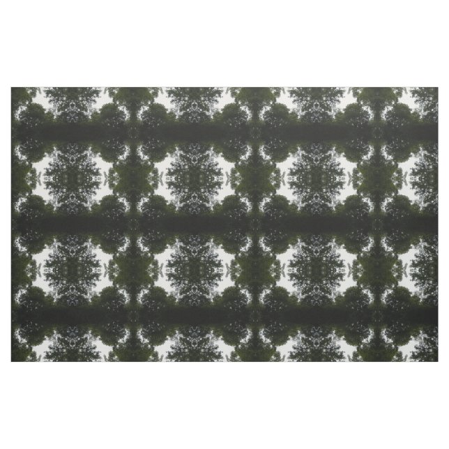 Tela Crepúsculo tejido con patrones forestales ("Cuarto gordo" (fat quarter))