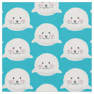 Tela Cría de foca mullida linda