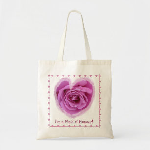 Tela Criada del bolso del honor - corazón color de rosa