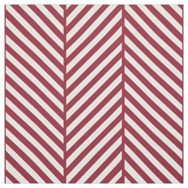 Tela Crimson Herringbone a gran escala (Retal)