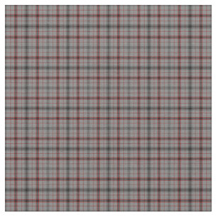 Tela Crimson n Grays Plaid Fabric