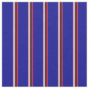 Tela Crimson, negro, rosa claro y azul oscuro