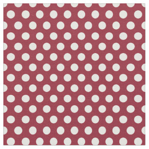 Tela Crimson Polka Dots