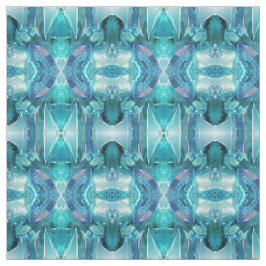 Tela - Cristales Aquamarinos.