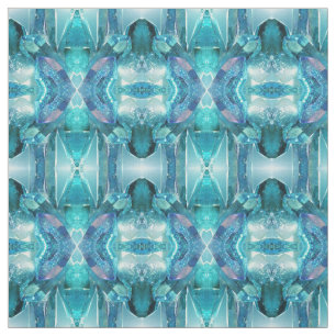 Tela - Cristales Aquamarinos.