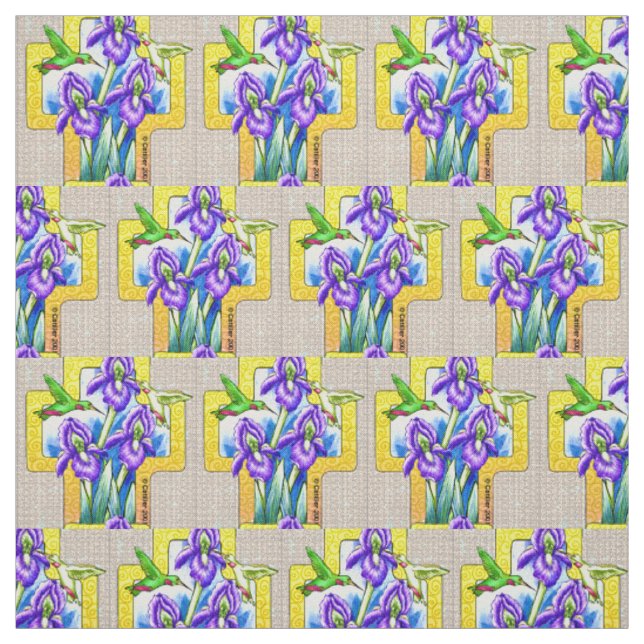 Tela Cristiana Cruz Iris (Retal)