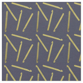 Tela Crochet Hooks Crafts Gold + Midnight Blue