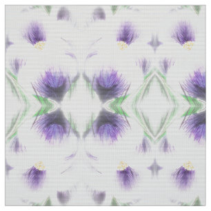 Tela Crocus blanco de Feathered