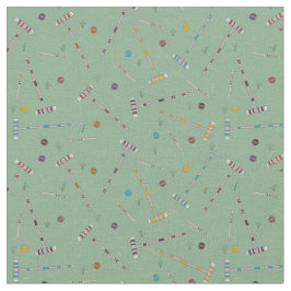 Tela Croquet Set Lawn Games Jade Green Patterin