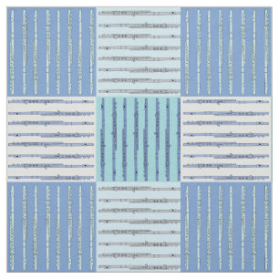 Tela Crosshatch de flauta