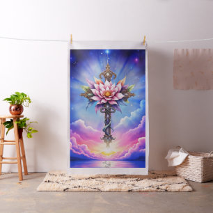 Tela Cruz de Loto Celestial