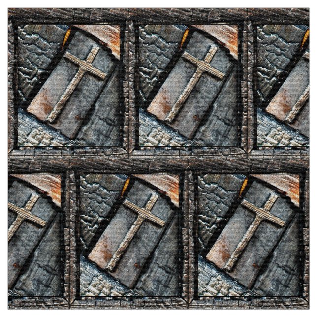 Tela Cruz de Protección (Retal)