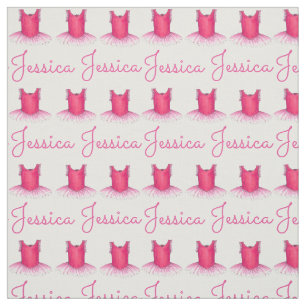 Tela Cstume de baile de ballet rosado personalizado Tut