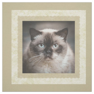 Tela Cuadrado de colcha beige de foto personalizada