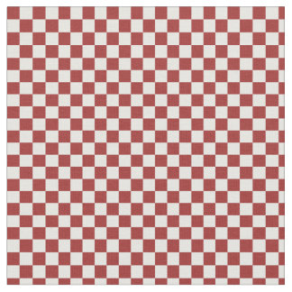 Tela Cuadrados a cuadros rojos y blancos