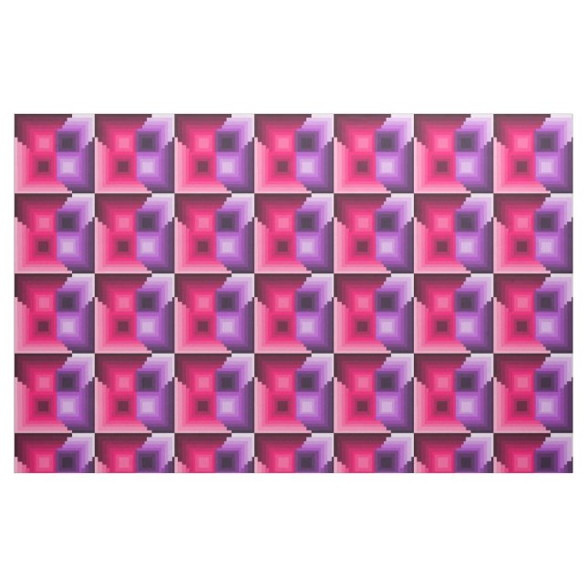 Tela Cuadrados art decó ("Cuarto gordo" (fat quarter))