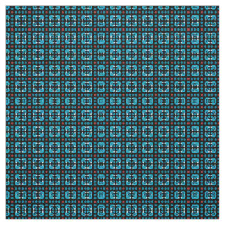 Tela Cuadrados azules