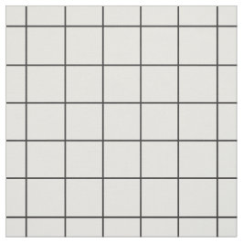 Tela Cuadrícula blanca y negra