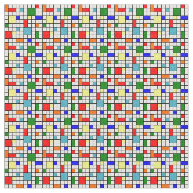 Tela Cuadrícula de Bauhaus (De cerca)