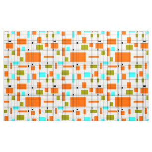 Tela Cuadrícula de mediados del siglo