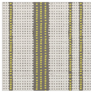 Tela Cuadrícula geométrica moderna de carbón amarillo t