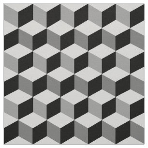 Tela Cuadrícula moderna de diamantes, plateada, gris o