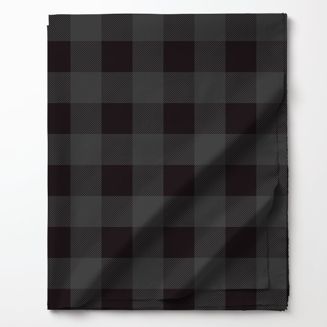 Tela Cuadro de Búfalo Gris Oscuro y Negro (Subido por el creador)