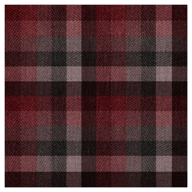 Tela Cuadro escocés rojo clásico. (Retal)