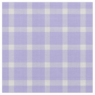Tela Cuadros de Gingham de Morado Pastel Claro