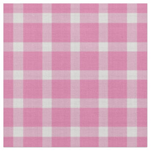 Tela Cuadros de gingham rosa Thulian