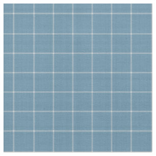 Tela Cuadros de ventana azules y blancos polvorientos